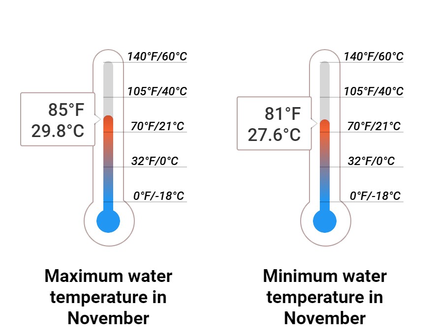 Average Sea temperature